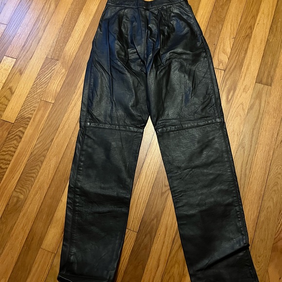 Vintage comint leather pants - Picture 3 of 4